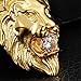 Men's Stainless Steel Gold Silver Lion King Pendant Necklace Bonnie