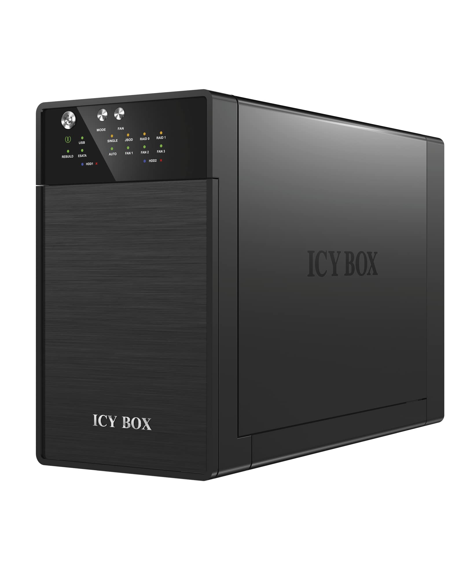 Icy Box IB-RD3620SU3 External 2 Bay RAID System for 3.5 inch SATA I/II/III HDD
