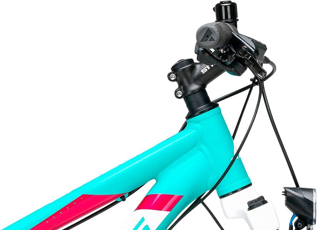 damen mountainbike 27 5 zoll turkis bulls fahrrad zarena street 2 shimano kettenschaltung stvzo beleuchtung amazon de sport freizeit