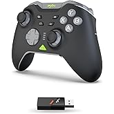 PXN P5 Wireless Gaming Controller – Hall Effect Joysticks & Triggers, 1000Hz Polling, 4 Macro Buttons, 2.4G/BT/SW, Turbo, App – For PC, Steam Deck, Switch/Switch 2, Android & iOS