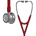 3M Littmann Cardiology IV Diagnostic Stethoscope, 6184, More Than 2X as Loud*, Weighs Less**, Stainless Steel Chestpiece, 27" Burgundy Tube