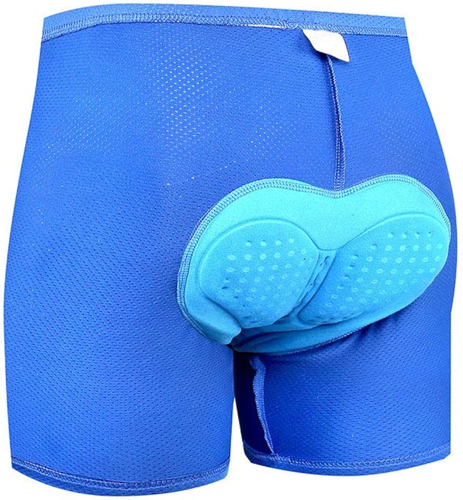 WOSAWE Calzoncillos De Ciclismo Con Badana De Gel 3D: Transpirables, Sueltos Y Antigolpes Para Hombre (Tallas M A XXXL)