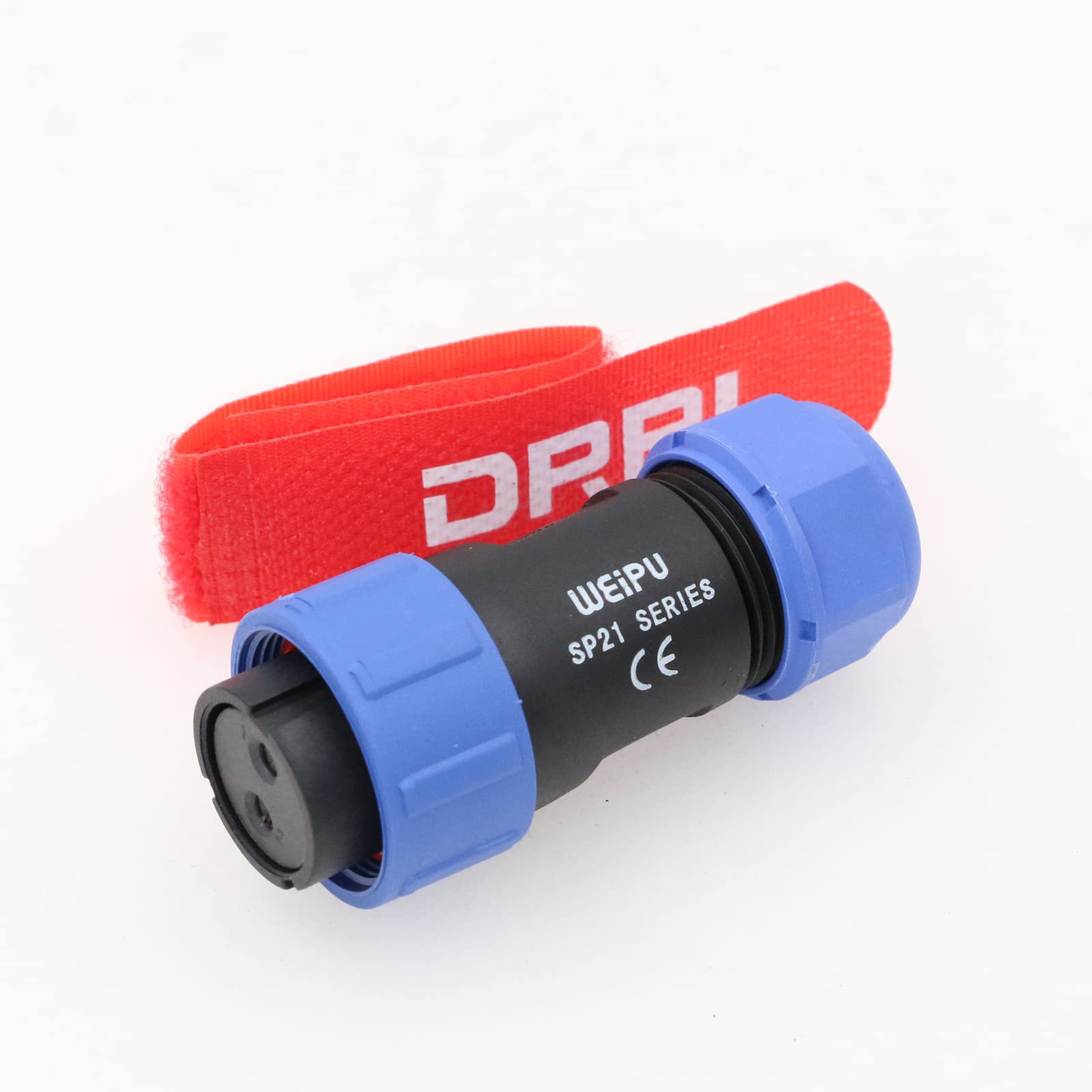 DRRI Weipu SP2110/S2 2-Pin Female Waterproof Aviation Circular Connector 12V 30A Plug for BLUETTI Input