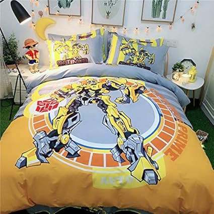 Amazon Com Casa 100 Cotton Kids Bedding Set Boys Transformers