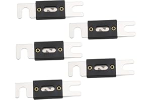 SIGANDG 200 Amp Nickel Plated ANL Fuses for car Audio and Video System(5 Pack)