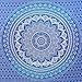 Labhanshi Hippy Throw Mandala Tapestry Indian Wall Hanging, Tapestry, Bohemian, Tapestries, Queen Bedsheet Bedspread Hippie Wall Decor Wall Tapestry