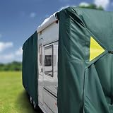 Maypole Caravan Cover 6.8-7.4 m 23-25 ft 4-Ply Breathable Green view 2