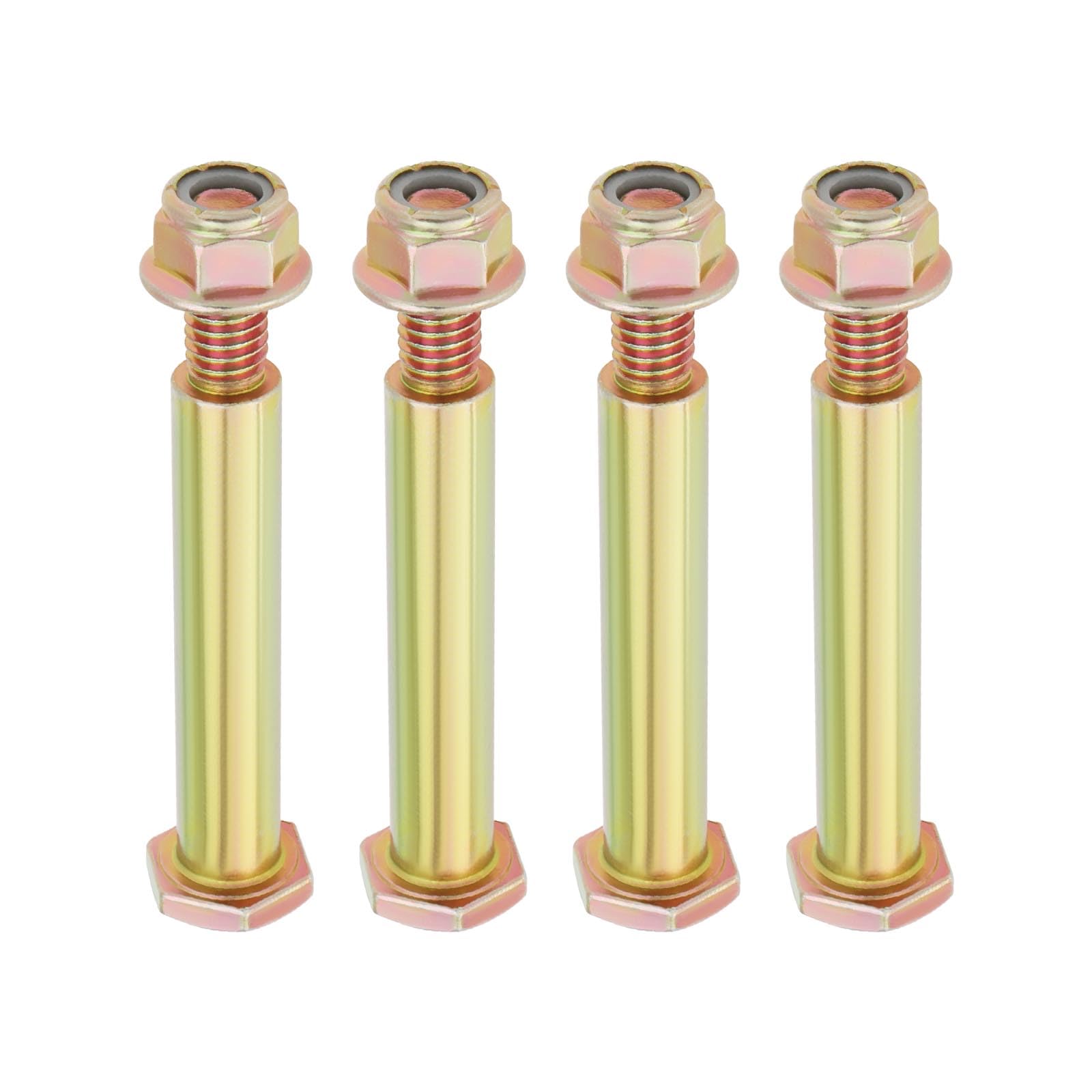 OTOTEC 4Pcs Deck Wheel Bolts with Lock Nuts Compatible with Cub Cadet Compatible with Craftsman Compatible with Husqvarna Compatible with Troy