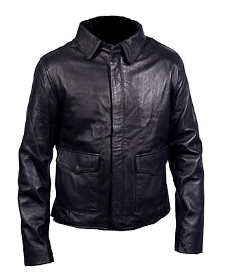 HLS Indiana Jones Harrison ford Coffee Brown Sheep Real leather jacket