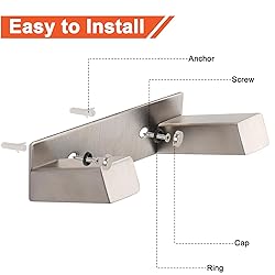 HarJue Bath Towel Hooks, 304 Stainless Steel Robe