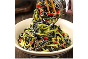 ZAOIAN spicy chili asparagus lettuce 280g/can,pickled chili lettuce,fresh vegetable pickles,Instant Cucumber with Crispy Peppers, Spicy Papaya Shredded, Noodles with Vegetables (Crispy Pepper Cucumber,1 can)
