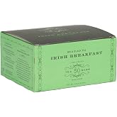 Harney &amp; Sons Irish Breakfast Black Tea Bags, 50 Count | 100% Assam black tea with a bold, full-bodied flavor. 50 individually wrapped tea bags.
