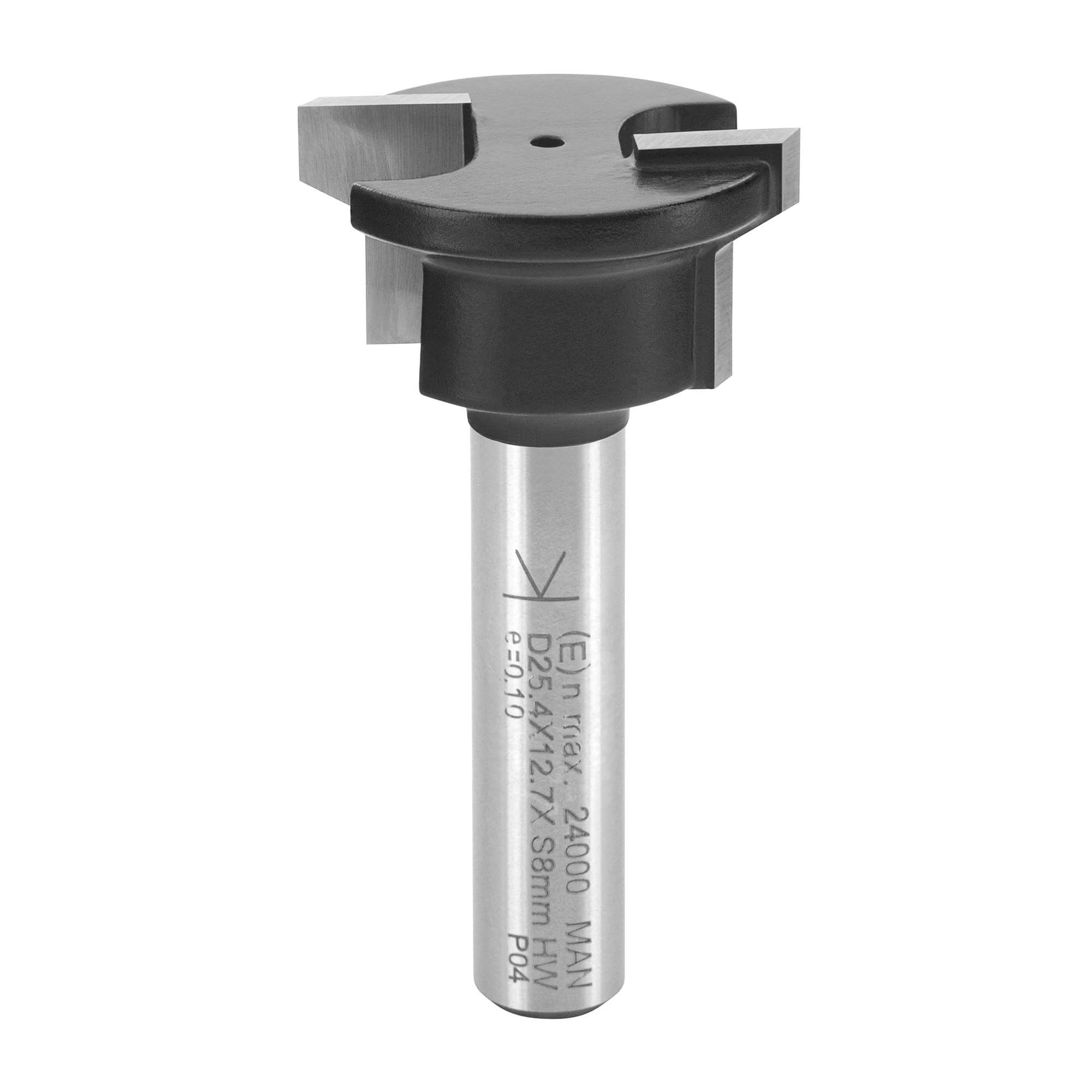 ENT 16270 Drawer Corner Lock Cutter TC Shank (S) 8 mm, Diameter (D1) 25,4 mm, NL1 12,7 mm, D2 19 mm, NL2 3,97 mm, SL 32 mm