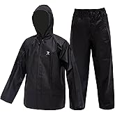 Ultra-Lite Rain Suit for Men Women Durable Protective Rainwear Waterproof Rain Coat Rain Gear for Farming, Hiking