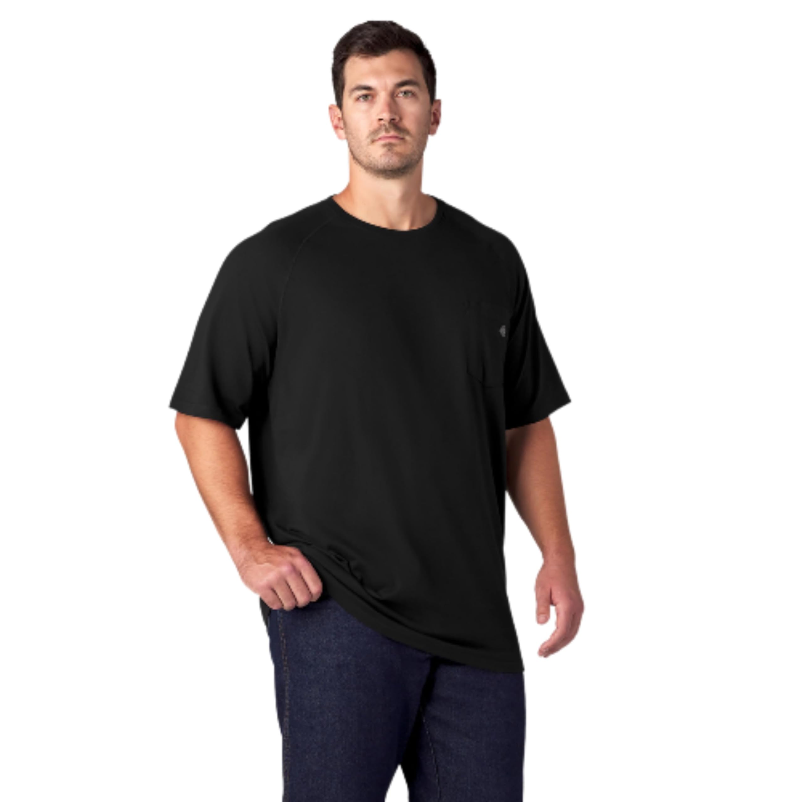 Dickies Men's Short Sleeve Performance Cooling Tee Big-Tall, Black, 5T Image