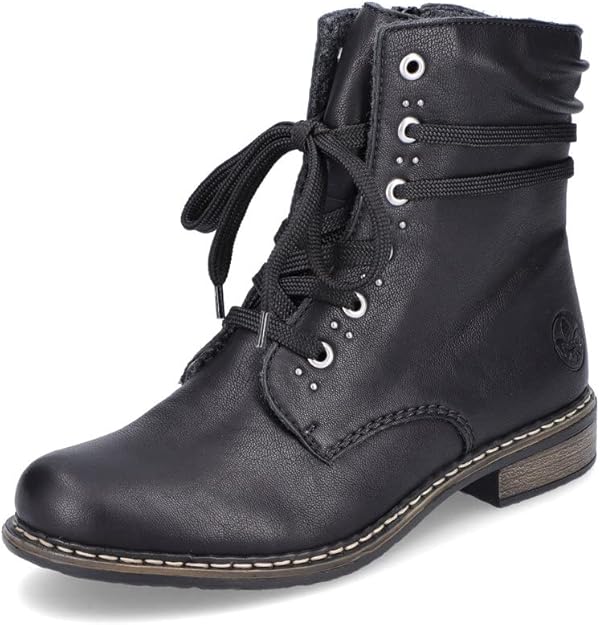Rieker Damen Schnürstiefeletten 71218, Frauen Stiefeletten