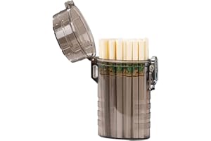 Masseul Module Box, Waterproof Smell Proof Tobacco Storage Box, Joint Holder Case Smell Proof, Waterproof Airtight Container, Multipurpose Tobacco Pipe Bags for Outdoor(Grey)