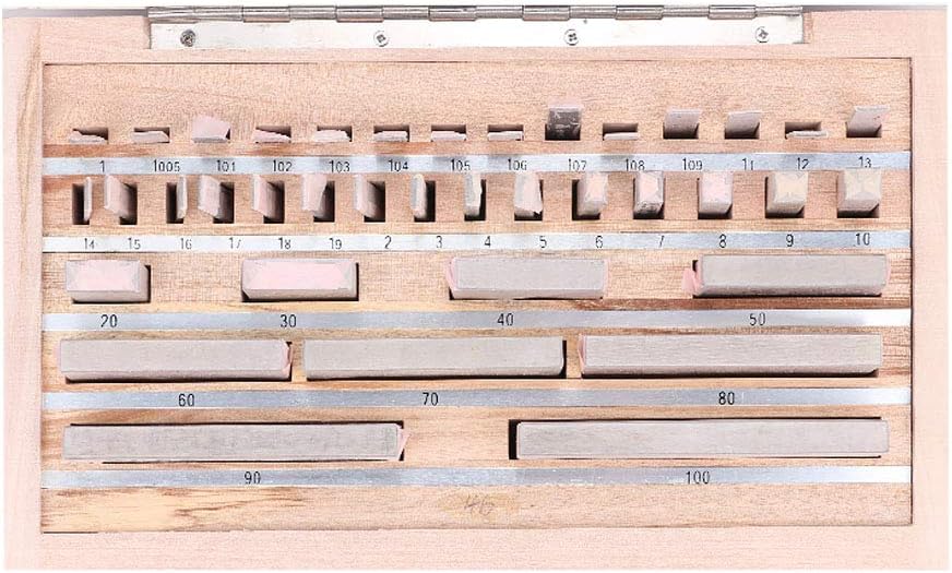38pcs Gauge Block High Precision Calibration Block with Bearing Steel