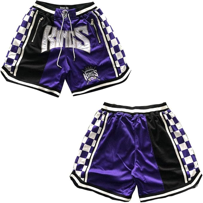 Kings Men's Basketball Shorts, Summer Hiphop Retro Sport Casual