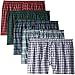 Fruit of the Loom Men's Big and Tall Size Tartan Boxers,Assorted,XX-Large(Pack of 5)