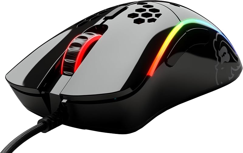 Model D- Kabelgebundene Gaming-Maus, 61g, Sensor 3360, Schwarz