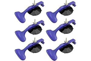 ZKTOOL 6PC Suction Cup Clamp Set, Class Clamps Kit for Car Convertible Glass Windshield Top Repair Gluing, Car Window Clamps, Suction Cups for Convertible Top, With Sponge Pad...