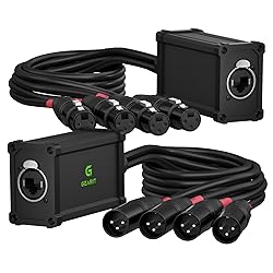 GearIT 4 Channel Snake (2ft Breakout Cable) 3Pin