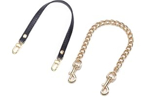 AAStraps Wristlet Strap, Genuine Leather KeyChain Hand wrist Strap for Clutch Wallet Cellphone Key with Golden Lock