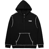HUF Stretch Full-Zip Hoodie | Comfortable Streetwear Sweatshirt for Casual Wear & Active Lifestyles