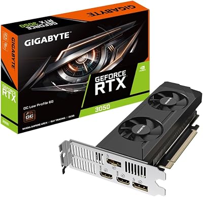 Gigabyte RTX 3050 OC Low Profile 6GB GDDR6 Graphics Card PCI-E 4.0