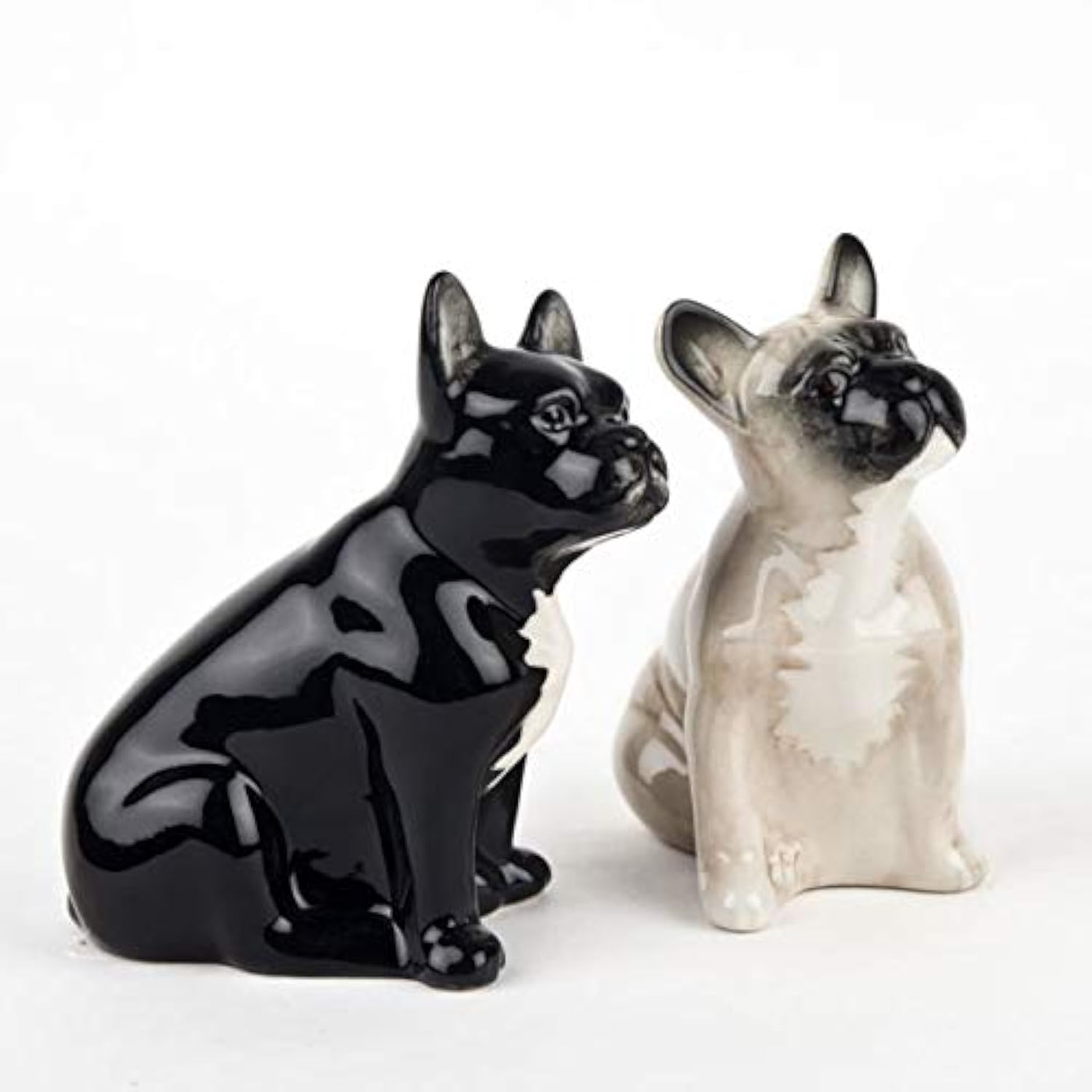 Quail Ceramics - French Bulldog Salt and Pepper - Fawn and Black