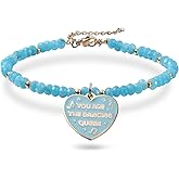 Melix Home Musical Gifts Bracelets For Her Best Friend Women Sister Friendship Natural Stone Bracelet