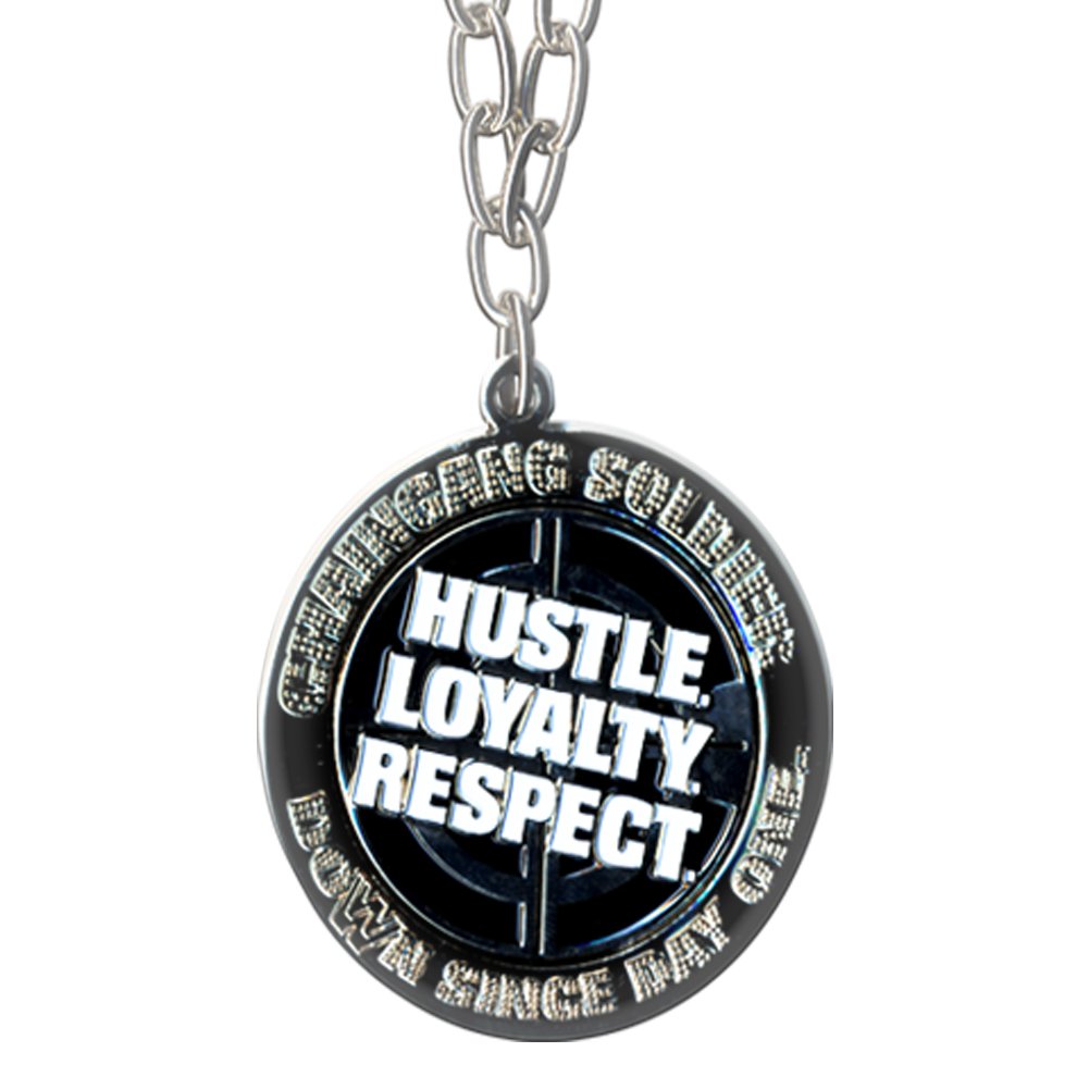 Wwe John Cena Hustle Loyalty Respect Spinning Pendant | Desertcart Seychelles