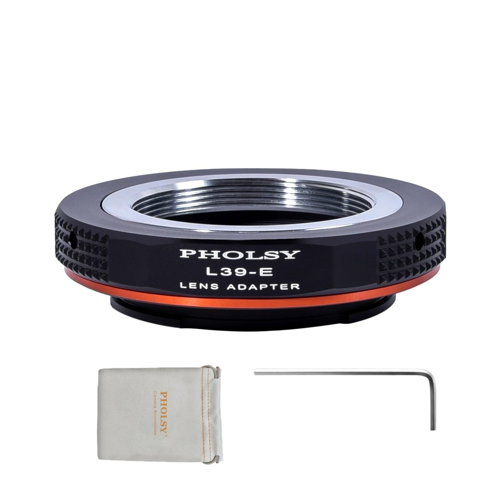 PHOLSY Lens Mount Adapter Manual Focus: Compatible with Leica L39 M39 LTM Lens to Sony E (NEX) Camera Body