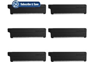Bakblade 2.0 Refill Cartridges Bundle, Back Hair & Body Shaver Replacement Cartridges, Extra-Wide Wet Dry & Disposable Razor Blades (6 Blades)
