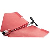 POWERUP 2.0 Paper Airplane Kit Electric Plane Motor Launcher DIY Toy - Red | Ready-To-Use Aeroplane Engine Kit. Fly Longer and Farther. Premium Gift Pack for Creative STEM Aviation Hobbyist Builders.