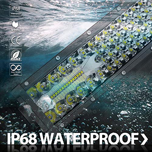 Led Light Bar 30 Inch Auto Power Plus 230W QUAD Row Led Driving Light Spot Flood Combo Beam Off Road Led Light OSRAM Led Work Light Waterproof Fog Light for Off Road Trucks Jeep Boat,2 Year Warranty