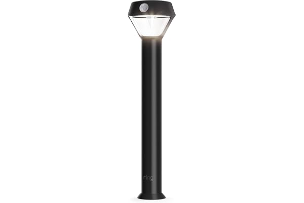 Ring Solar Pathlight â€” Motion-activated pathlight, bright LEDs, works with Amazon Sidewalk, Black