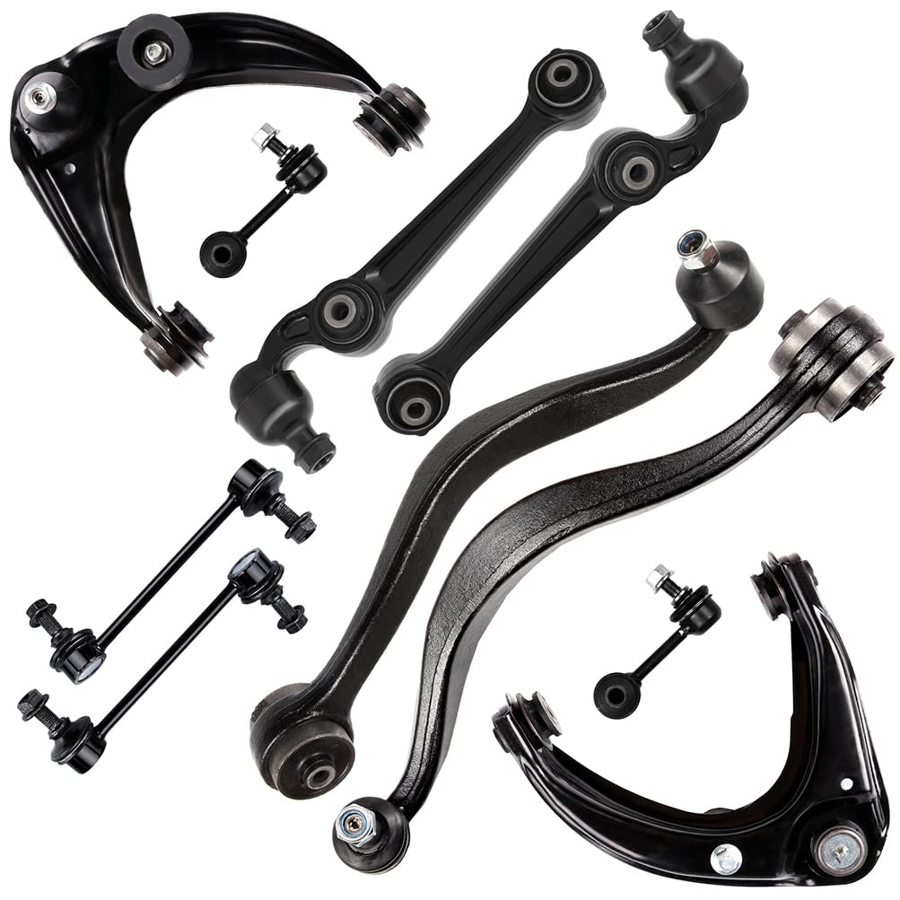 Photo 1 of SCITOO 10pcs FWD Suspension Kit Lower Control Arm Upper Control Arm Sway Bar Link Fit 2010-2012 For Ford Fusion 2011-2012 For Lincoln MKZ 2010-2011 For Mercury Milan