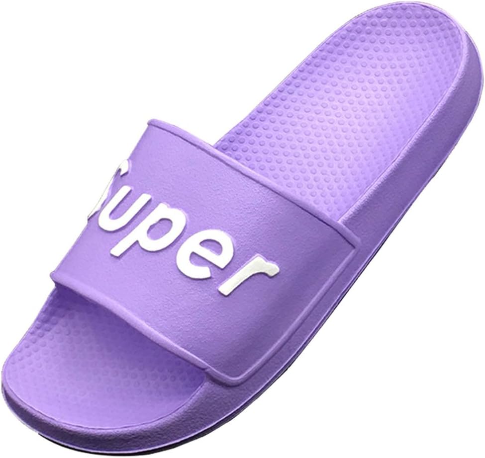 FiveStoresCity Men's Flip Flops Thongs Sandals Purple