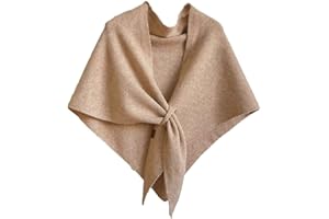 RNEMITE-AMO Pashmina Shawl Wraps for Women, Knitted Shawls and Wraps Cardigan Cape Wool Cashmere Shoulder Top Sweater Shawl Scarf