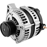 SCITOO 140A Alternator Fits For Chrysler For Town&amp;Country 2001-2007 | Fits For Chrysler Voyager 2001-2003,For Dodge Caravan/Grand Caravan 2001-2007 - 12V 140A CW 6 Groove Pulley,New Alternator