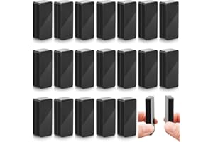 Copkim 40 Pieces Outdoor Curtain Weights Waterproof Magnetic Drapery Weights for Home Decor Bathroom, Shower, Liner, Flags Tablecloth to Stop Wind (Black)