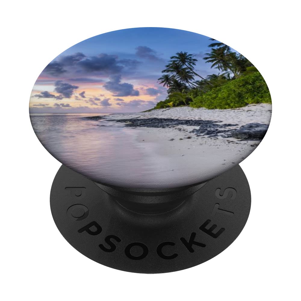 Caribbean Beach View Summer PopSockets Swappable PopGrip