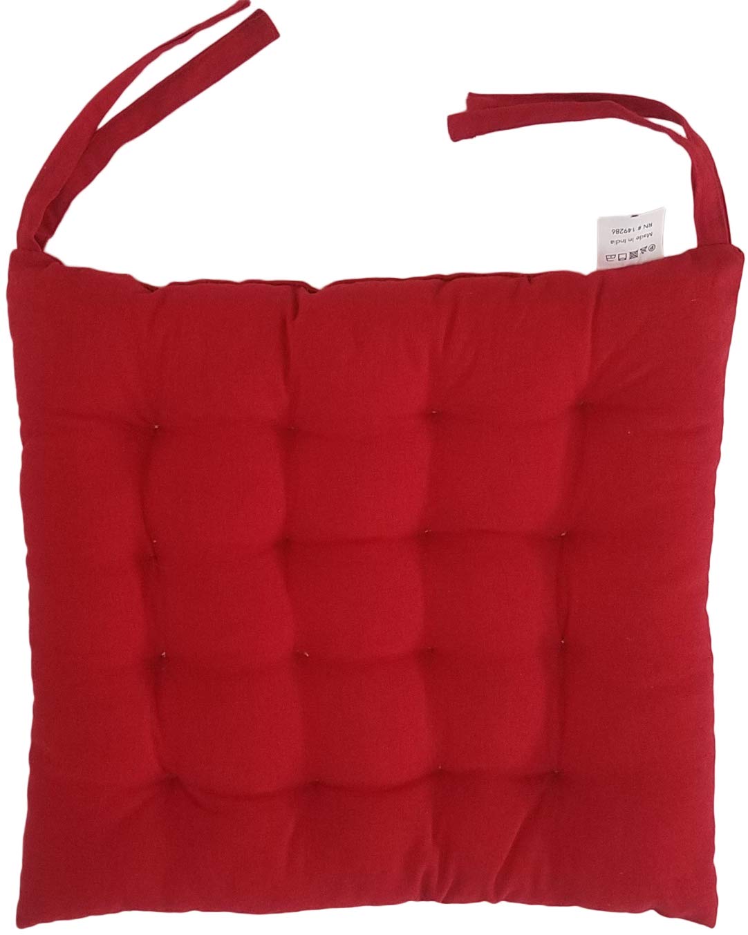 Kitchen Chairs More White Extra Comfortable Soft Seat Cushions Patio Ergonomic Pillows For Rocking Cottone 100 Cotton Chair Pads W Ties 16 X 15 Square Camping Dining Kitchen Dining Chair Pads