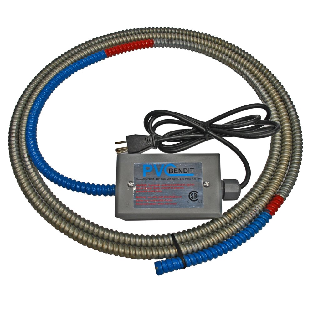 PVC Pipe Heater Bender PVC Bendit A9 Bends Schedule 40 80 PVC Pipe ID 1