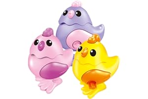 LIHAO Party Favors, 3 Pieces Easter Chicks Wind Up Toys for Easter Egg Hunt, Basket Stuffers Fillers Gift