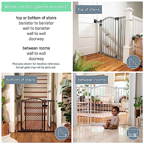 Summer Modern Home WalkThru Safety Pet and Baby Gate, 28"42" Wide, 30