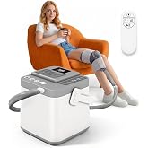 WTBFX Cold Therapy Machine, Silent Brushless Pump Knee Ice Machine | Easy-to-use 2.4G Remote for Cryotherapy System, Ice Therapy Machine for Knee, Shoulder, Hip, Ankle, Leg Relief.