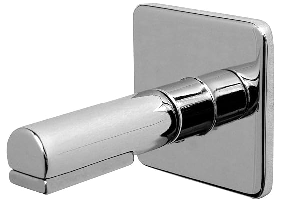 BA-DE Magnet-Seifenhalter - Seifen-Ablage - Leichte Montage - Kleben oder Schrauben - Chrom Glänzend - Mit Befestigungsmateri